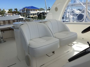 Lady Raine 36 Flybridge - Helm Chairs