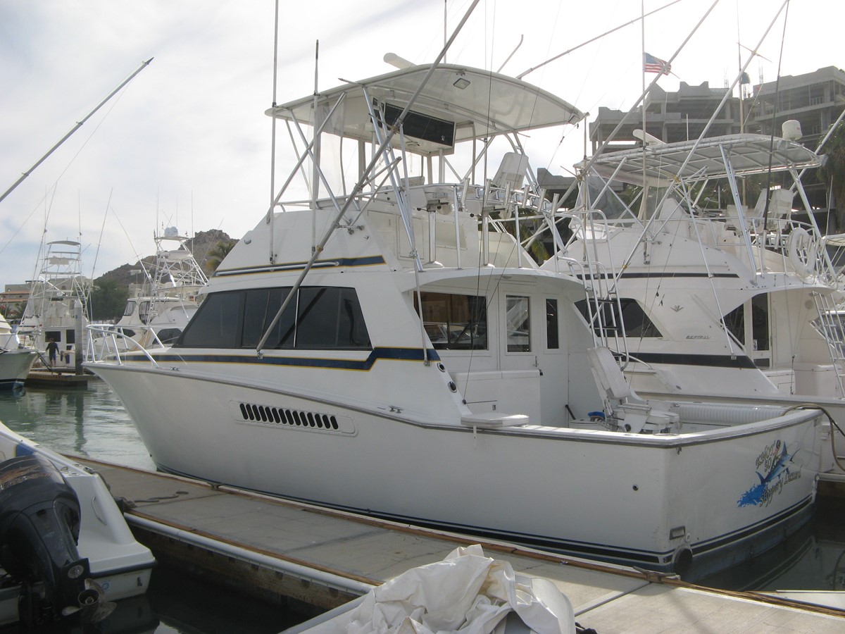 Lizard Fishinerman Knot So Slppery Lizard Sport Fisherman BERTRAM 38' 6