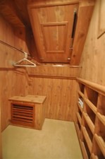 Imagine 29 huge master stateroom cedar walk-in hanging locker