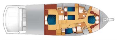 ROCHELLE 2 Lower Deck Plan