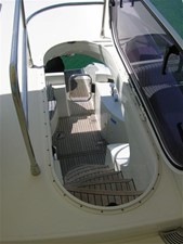 Queen Bee 21 Stairway to Aft Deck
