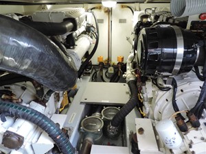 Queen Bee 36 Engine Room