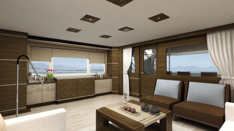 Saloon looking port aft