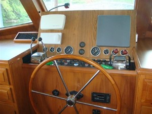 Sea Quester 19 49' DeFever pilothouse helm