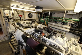 Lady Mazie 18 Engine Room