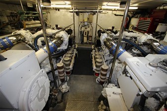 Lady Mazie 19 Engine Room