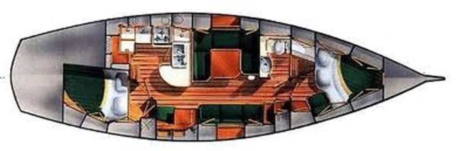 40' 1999 Cabo Rico 40/42 designed by Chuck Paine Sloop CABO RICO 40 ...