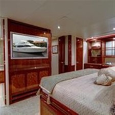 Passion 54 Master Stateroom TV