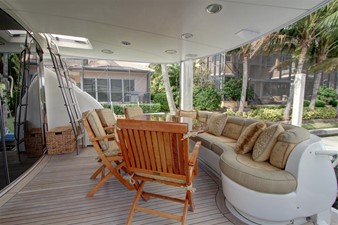 Passion 81 Aft Deck Seating