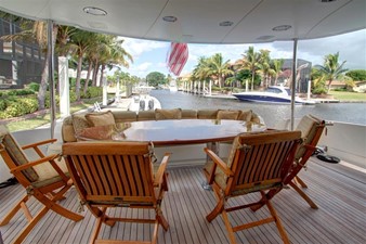 Passion 82 Aft Deck Seating