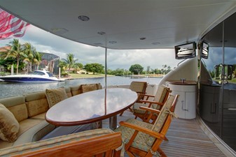 Passion 83 Aft Deck Seating