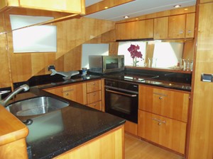 MISS SHUGA 9 Galley Looking Aft