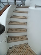 MISS SHUGA 48 EZ Access Stairs Port & Starboard