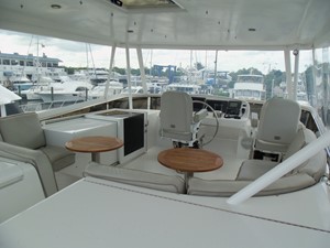 MISS SHUGA 54 Flybridge Looking Forward