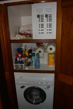 Reel Affair 26 laundry and storage closet
