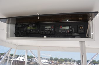 Reel Affair 43 overhead electronics box