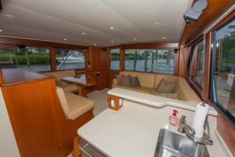PIPKIN 37 Salon View from Galley
