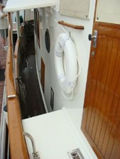 Stevedore 8 42' Kadey Krogen starboard side deck photo1