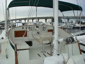 Stevedore 10 42' Kadey Krogen flybridge forward
