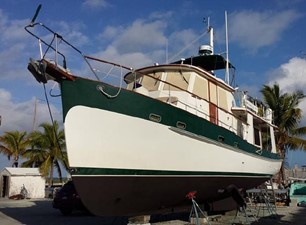 Stevedore 55 42' Kadey Krogen hauled out photo1