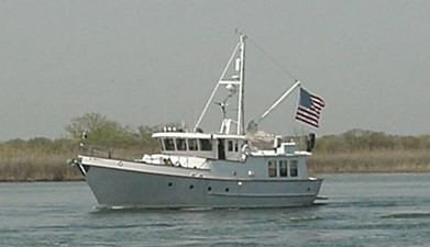 46' Nordhavn Port Forward Profile 