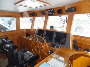 Midnight Sun I 10 Pilothouse looking port