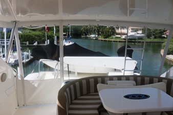 Shadow Fox 42 Aft Flybridge View