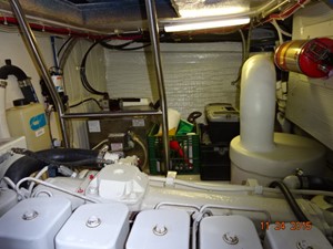 Jenna Star 34 34' American Tug engine room starboard