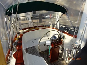 Nobadeer 12 47' Mariner cockpit aft