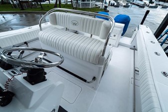 28ft 2008 Southport 28 Center Console 38 Helm Seating Looking Aft