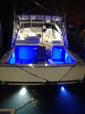 Bertram Open Express, Cummins repower - 38 SPECIAL 30 Underwater lights, cockpit LEDs & bridgedeck lights
