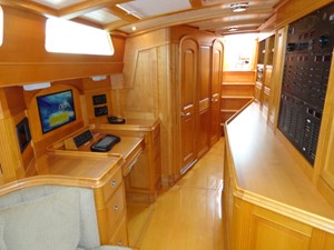 MIDNIGHT RAMBLER 11 Nav Station Looking Fwd.
