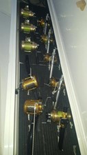 MAVERICK 38 Flybridge Reel Storage