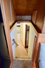 54' Bertram 10 Companion Way 