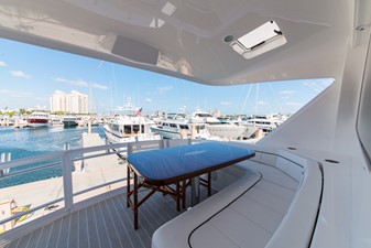Miss Moneypenny 76 Upper Aft Deck