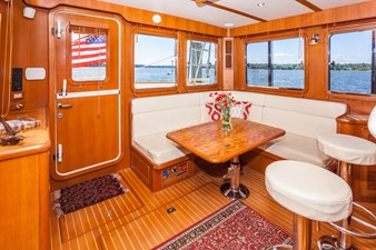 Misty Pearl 24 Salon Looking Aft to Port