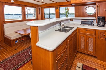 Misty Pearl 23 Galley Looking Aft