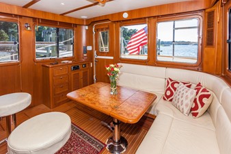 Misty Pearl 26 Salon Looking Aft to Starboard