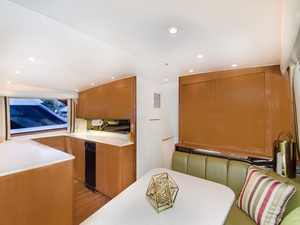 Following Grace 6 Dinette and Galley