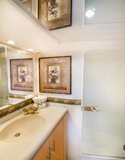 Following Grace 23 Master Stateroom Head and Shower