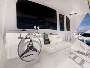Following Grace 46 Enclosed Bridge Aft Deck Controls