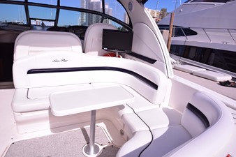 Heaven Sent 9 Aft Deck Seating and Table