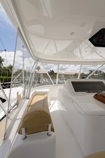 55' Viking  39 Flybridge Seating