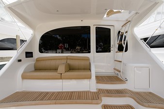 55' Viking  46 Cockpit