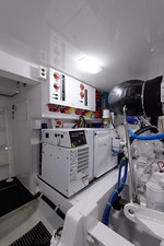55' Viking  55 Engine Room