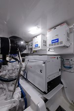 55' Viking  54 Engine Room