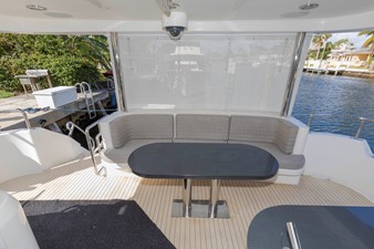 LADY SANDRA 41 Aft Deck Seating