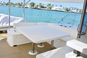51ft 2015 Leopard 51 PC 6 Bright aft cockpit area
