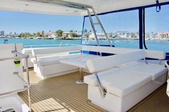 51ft 2015 Leopard 51 PC 18 Plenty of guest space on the fly bridge