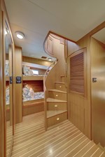 Buzz Mobile 30 Entry to Lower Deck Stateroom Area w/Jack and Jill Bunks 78E-CB Marlow Explorer BUZZ MOBILE